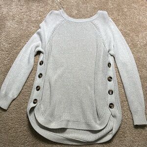 RD STYLE Rowca Side Button Cotton Blend Sweater size large